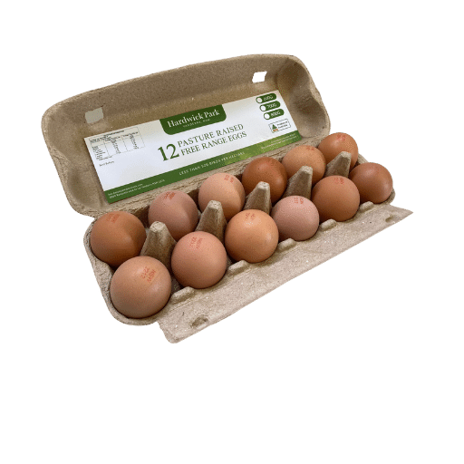 12 Pasture Raised FREE Range Eggs - XX Large (800g) - PICK UP ONLY